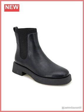 Kenneth Cole Reaction Women's Ankle Boots Block Heel Chelsea Boots